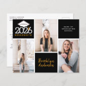 ABSCHLUSS-Postkarte für die FotoCollage (Vorne/Hinten)