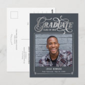 Abschluss-Postkarte für die künftige Bearbeitung a Postkarte (Vorne/Hinten)