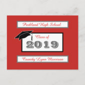 Abschluss Postkarten Personalisiert (Vorderseite)