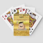 Abschluss Potato-Zeichen mit Grad Spielkarten (Rückseite)