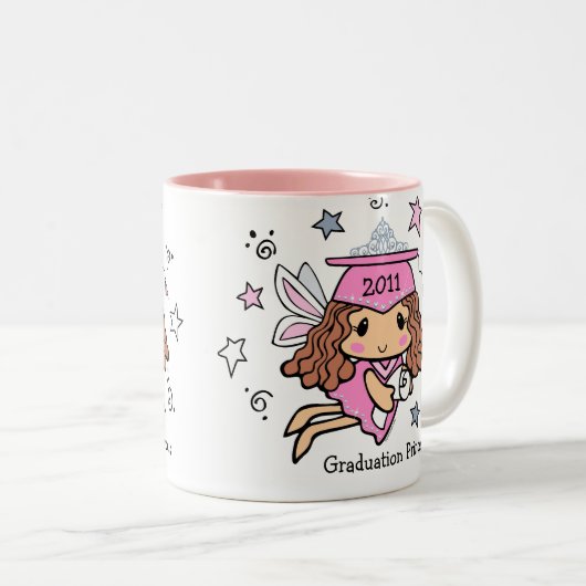 Abschluss-Prinzessin Mug Zweifarbige Tasse (VorderseiteRechts)