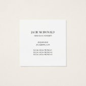 Abschluss Profil Foto einfügen Weiß (Rückseite)