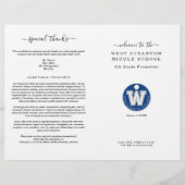 Abschluss-Programm (3-Spalten-Fassung) Flyer (Vorne)