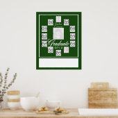 Abschluss Progression Foto Keepake Poster (Küche)