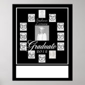 Abschluss Progression Foto Keepake Poster (Vorne)