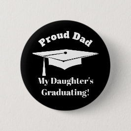 Abschluss Proud Parent Vater Graduation Cap Tassel Button