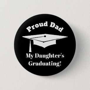 Abschluss Proud Parent Vater Graduation Cap Tassel Button
