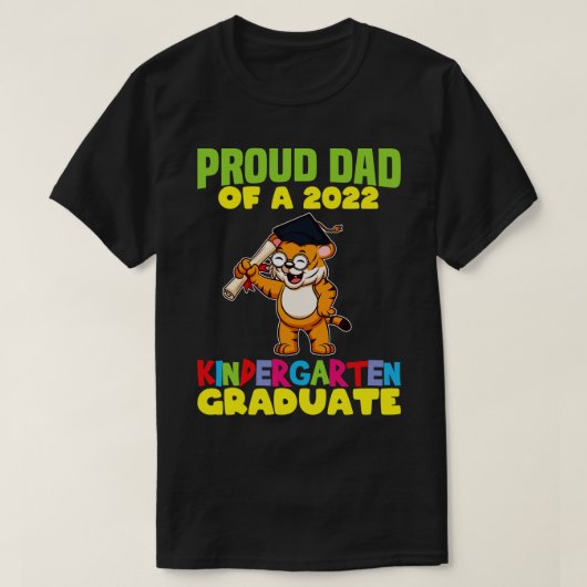 Abschluss Proud Vater 2022 Kindergarten Graduate 2 T-Shirt (Design vorne)