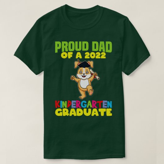 Abschluss Proud Vater 2022 Kindergarten Graduate 5 T-Shirt (Design vorne)