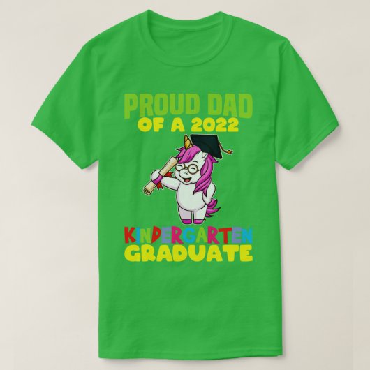Abschluss Proud Vater 2022 Kindergarten Graduate 9 T-Shirt (Design vorne)