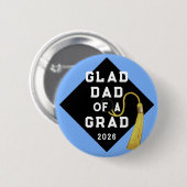 Abschluss Proud Vater Button (Vorne & Hinten)