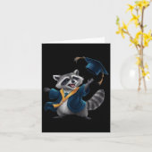 Abschluss Raccoon Karte (Gelbe Blume)
