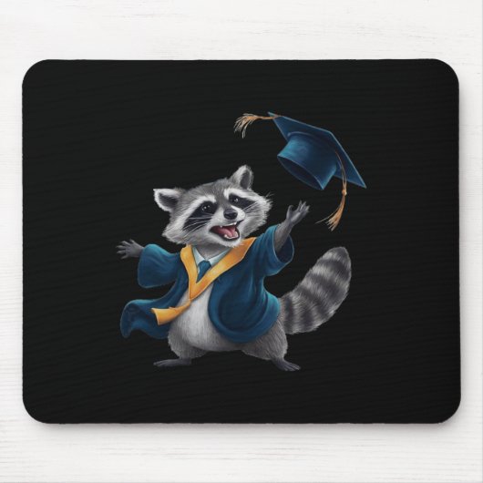 Abschluss Raccoon Mousepad (Vorne)