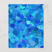 Abschluss Ratschläge Weisheit Karte Confetti Blue  (Rückseite)