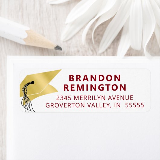 Abschluss Red Gold Imitate Metallischer Film (Insitu)