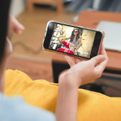 Abschluss Red Typografy Foto Class of 2023 Einladung