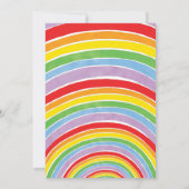 Abschluss Regenbogen mit schwarzer Grad Cap Ankündigung (Rückseite)