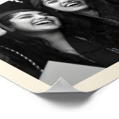 Abschluss Retro Ribbon Class of 2025 SCHOOL Foto Poster (Ecke)