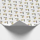 Abschluss Ribbon Stars Geschenkpapier (Ecke)