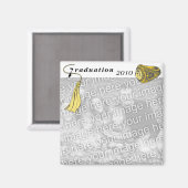 Abschluss Ring YELLOW Magnet (Vorderseite/Rückseite)