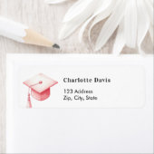 Abschluss Rosa Kappe Rücksendeadresse (Insitu)