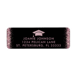 Abschluss Rose Gold Pink Cap und Tassel