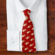 Abschluss Rot Gold Folie Kappe Icon Muster Minimal