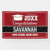 Abschluss "Rote und Weiße Schule" Banner (Horizontal)