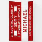 Abschluss "Rote und Weiße Schule" Banner (Vertikal)