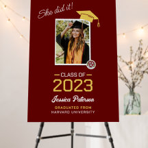 Abschluss Rotes Gelbes Foto Party