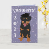 Abschluss Rottweiler Karte (Gelbe Blume)