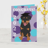 Abschluss Rottweiler Karte (Gelbe Blume)