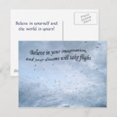 Abschluss Royal Terns im Flight Postkarte (Vorne/Hinten)