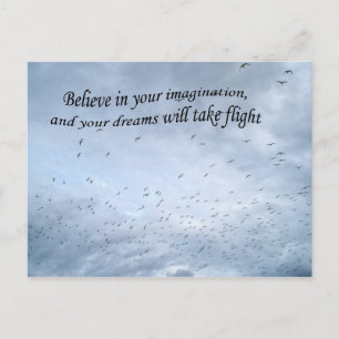 Abschluss Royal Terns im Flight Postkarte