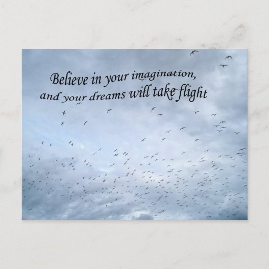 Abschluss Royal Terns im Flight Postkarte (Vorderseite)