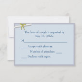 Abschluss-RSVP-Karte RSVP Karte (Rückseite)
