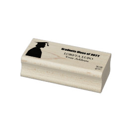 Abschluss Rücksendeadresse Briefmarke Gummistempel