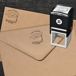 Abschluss Rücksendeadresse Permastempel