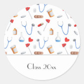 Abschluss Runder Aufkleber (Vorderseite)