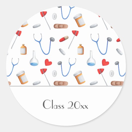 Abschluss Runder Aufkleber (Vorderseite)