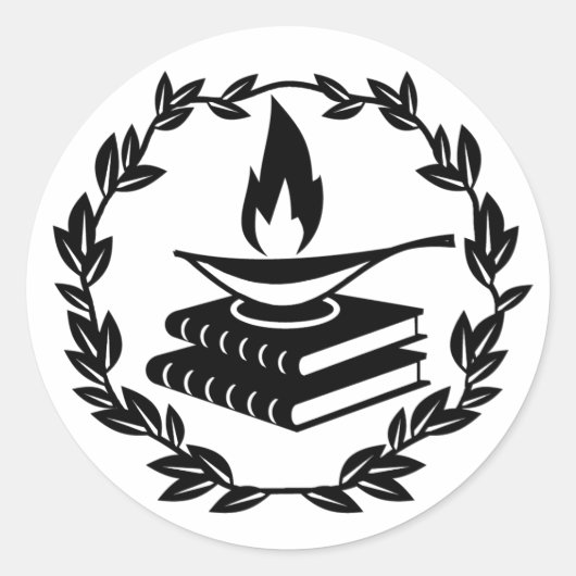 Abschluss Runder Aufkleber (Vorderseite)