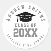 Abschluss Runder Aufkleber (Vorderseite)