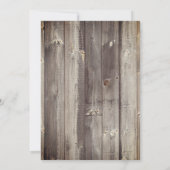 Abschluss Rustic Wood Shiplap String Foto Ankündigung (Rückseite)