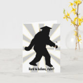 Abschluss Sasquatch Karte (Gelbe Blume)