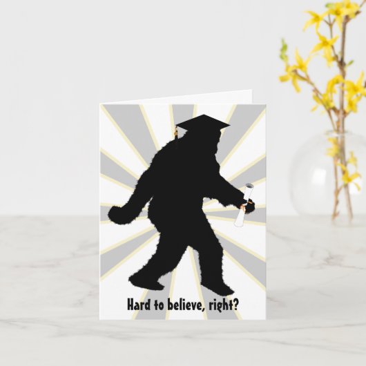 Abschluss Sasquatch Karte (Gelbe Blume)