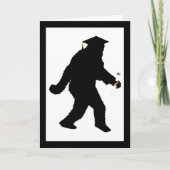 Abschluss Sasquatch mit Grad Cap Karte (Vorderseite)