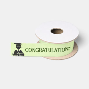 Abschluss Satinband