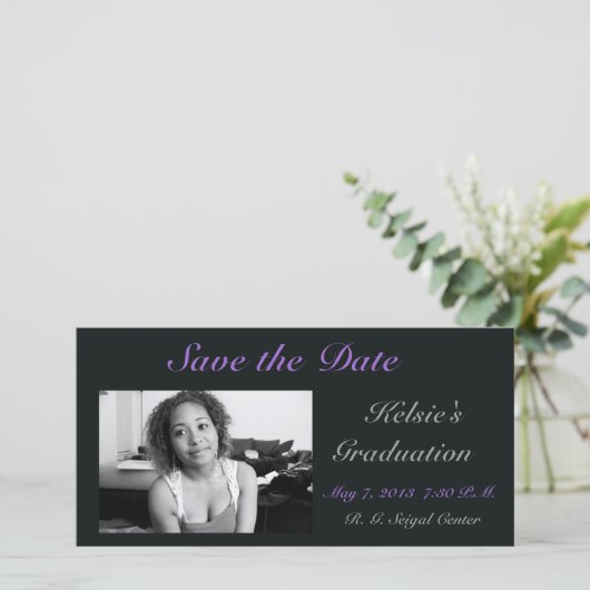 Abschluss Save The Date (Stehend Vorderseite)