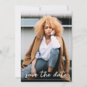 Abschluss Save the Date Foto Einladung (Vorderseite)
