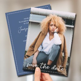 Abschluss Save the Date Foto Einladung